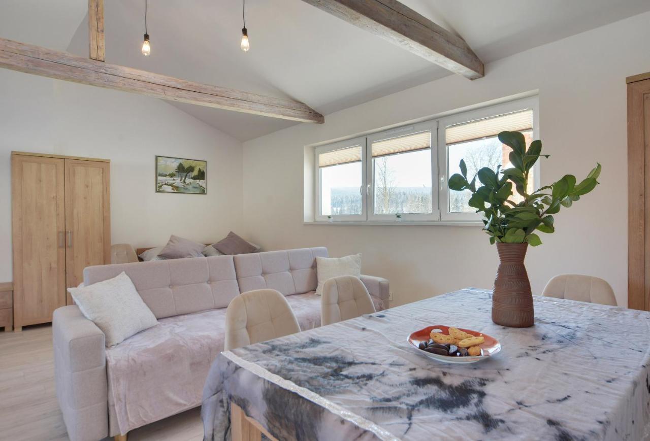 Apartament Sniezna Polana - 2-Pietrowy Apartament Idealny Dla Duzej Rodziny! ชกลาร์สกา ปอเรมบา ภายนอก รูปภาพ