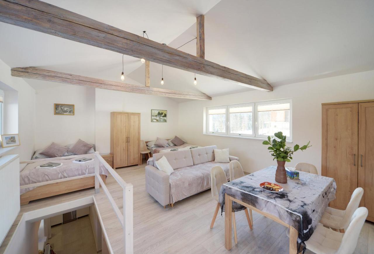 Apartament Sniezna Polana - 2-Pietrowy Apartament Idealny Dla Duzej Rodziny! ชกลาร์สกา ปอเรมบา ภายนอก รูปภาพ